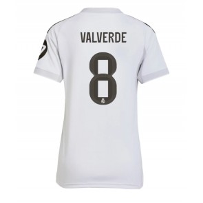 Lacne Ženy Futbalové dres Real Madrid Federico Valverde #8 2025-26 Krátky Rukáv - Domáci